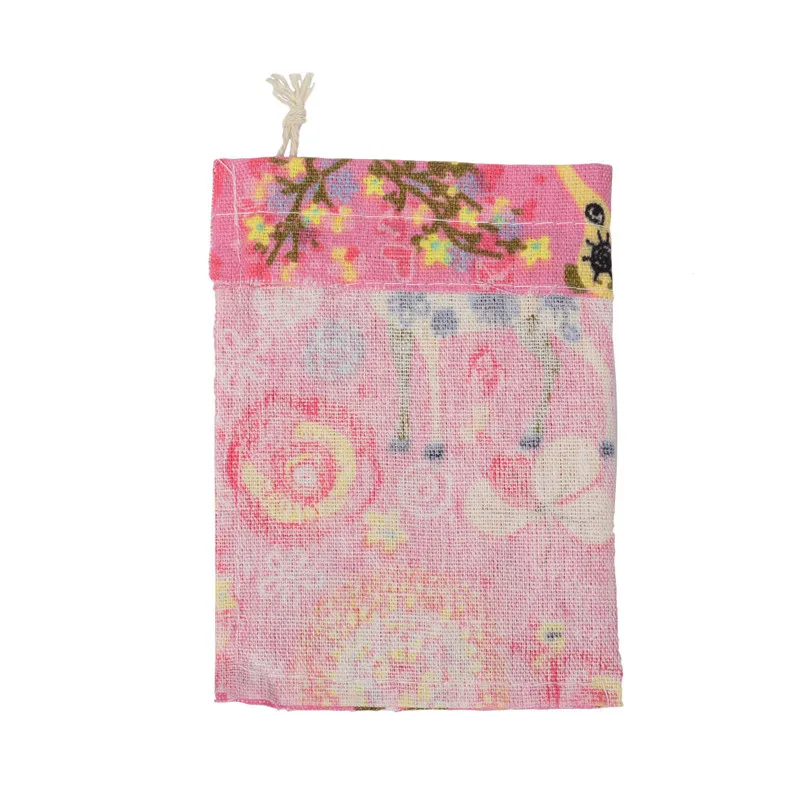 10pcs/lot Red Rose Printing Co - Linen Bag Bulk recension och pris