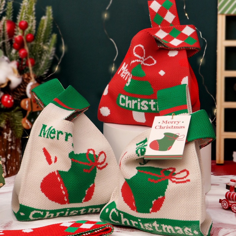 Small Christmas Gift Bag Eve P - Linen Bag Bulk recension och pris