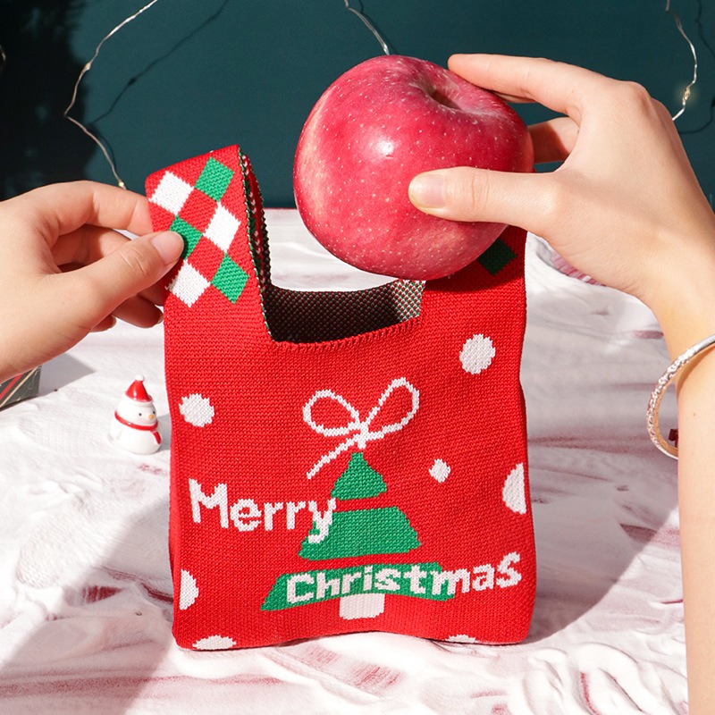 Small Christmas Gift Bag Eve P - Linen Bag Bulk recension och pris
