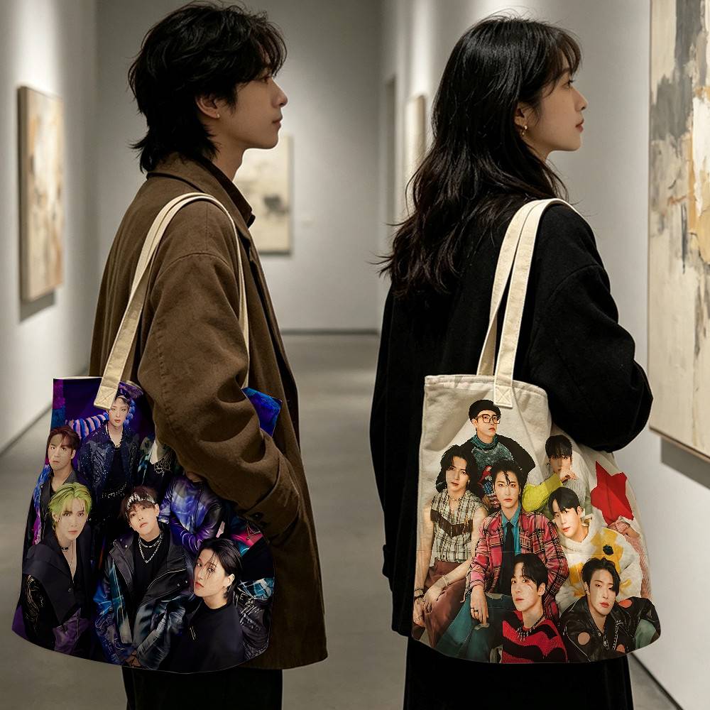Kpop Group A-Ateez Lightweight - Linen Bag Bulk recension och pris
