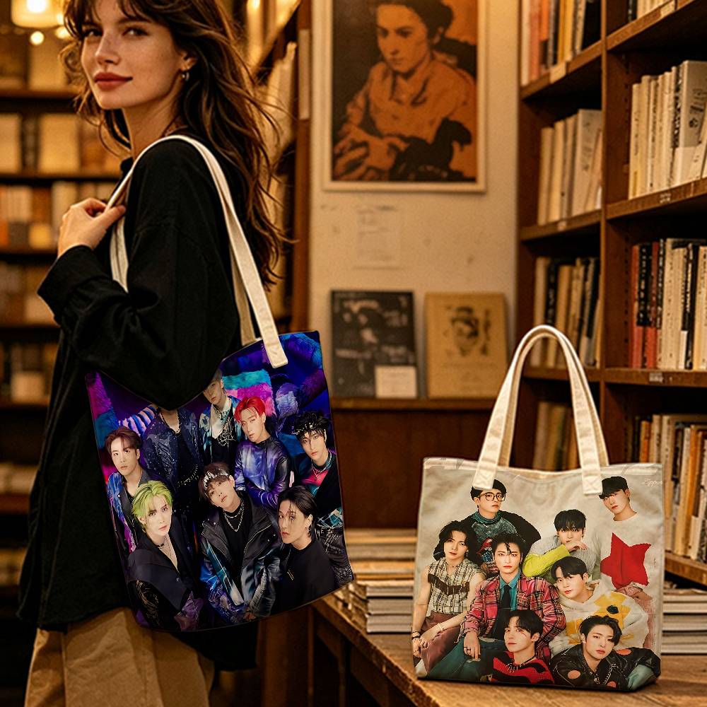 Kpop Group A-Ateez Lightweight - Linen Bag Bulk recension och pris