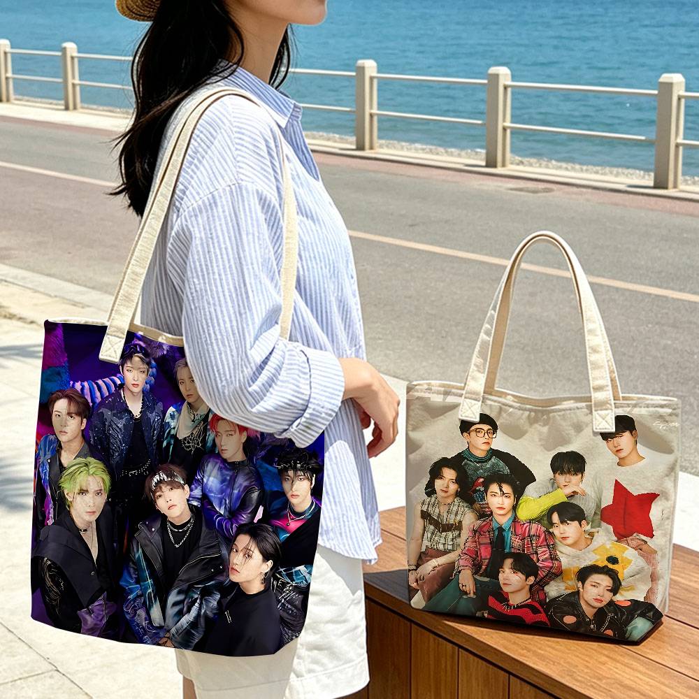 Kpop Group A-Ateez Lightweight - Linen Bag Bulk recension och pris