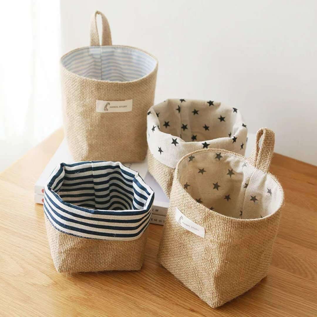 Nordic Style Small Hanging Wal - Linen Bag Bulk recension och pris