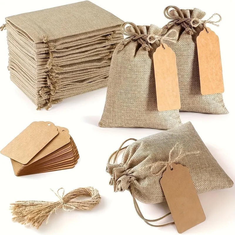 21/51pcs Linen Bundle Pocket,R - Linen Bag Bulk recension och pris