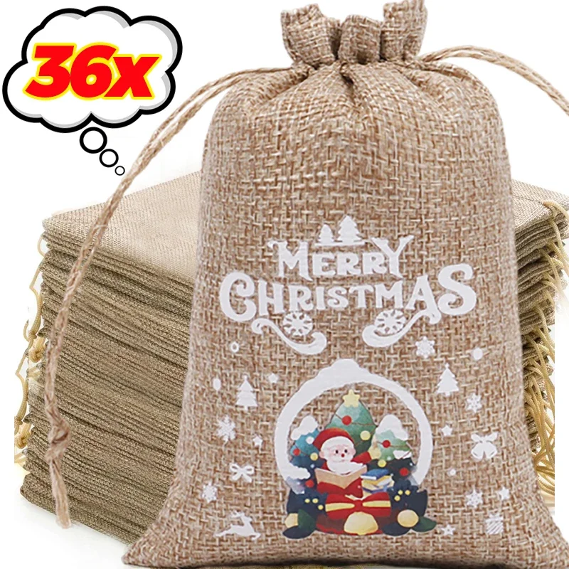 Wholesale Christmas Linen Bags - Linen Bag Bulk recension och pris