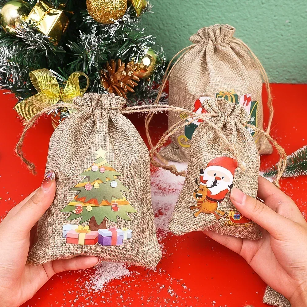 Wholesale Christmas Linen Bags - Linen Bag Bulk recension och pris